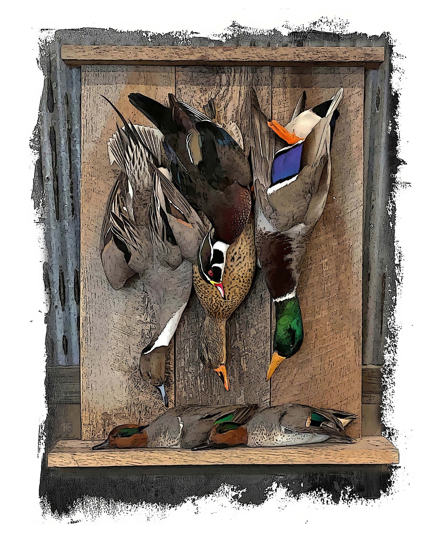 Kenneth Laird Collection Dead Mount Duck Call - Slammer Series