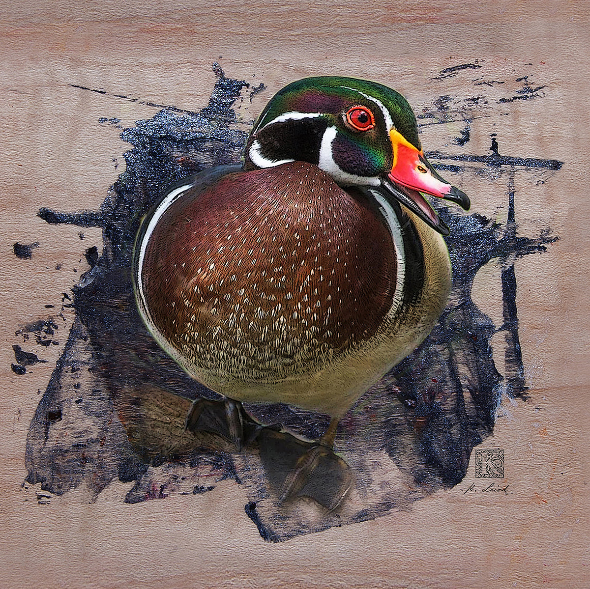 Kenneth Laird Studios Wood Duck Duck Call - Slammer Series