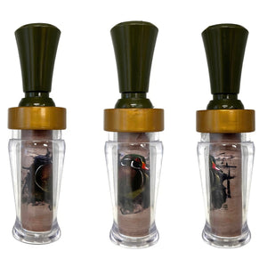 KENNETH LAIRD STUDIOS WOOD DUCK POLYCARBONATE IMAGE DUCK CALL