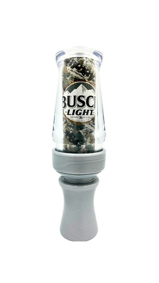 Busch Light Snow Camo Goose Call - Slammer Series