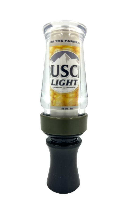 POLYCARBONATE IMAGE GOOSE CALL BUSCH LIGHT CORN CAN