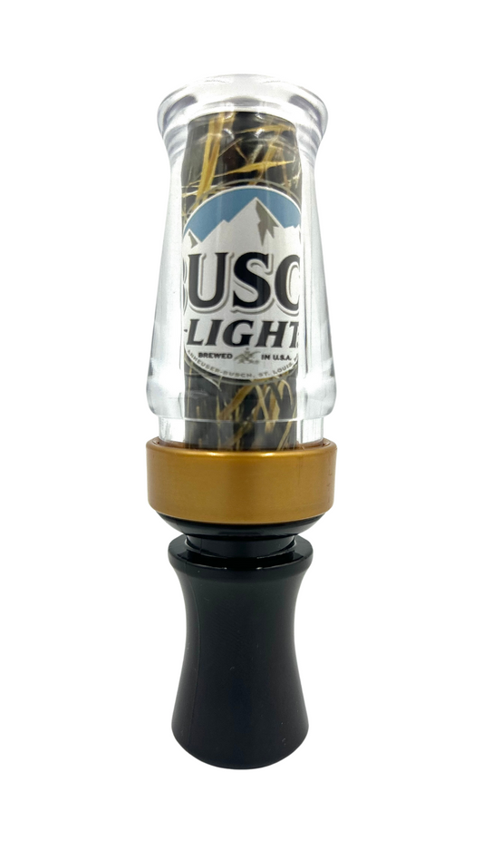 POLYCARBONATE IMAGE GOOSE CALL BUSCH LIGHT CATTAILS